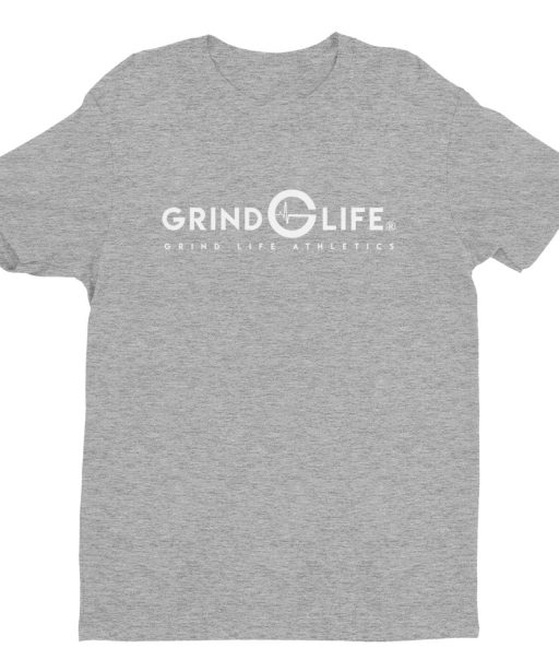 Athleisure | Dynamic White Short-Sleeve Men’s Tee | Grind Life Athletics