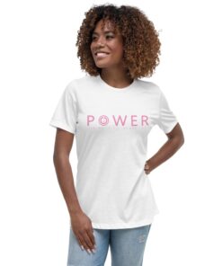 Athleisure | POWER Womens Shirt | White | Grind Life Athletics