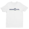 DYNAMIC DUO Navy Lime Short Sleeve Mens Athleisure Tee | White | Grind Life Athletics