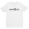 Dynamic Black Short Sleeve Mens Athleisure Tee | White | Grind Life Athletics