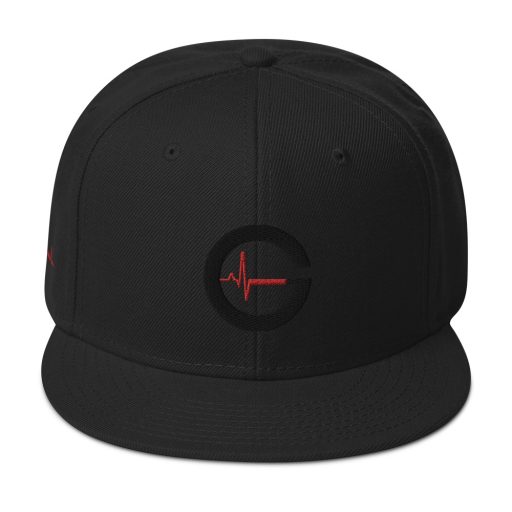 Grind Life G REDLINE Men’s Snapback Hat | Front | Grind Life Athletics