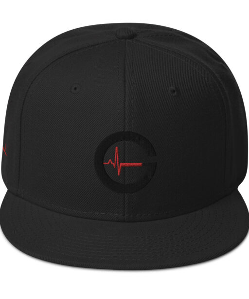 Grind Life G REDLINE Men’s Snapback Hat | Front | Grind Life Athletics