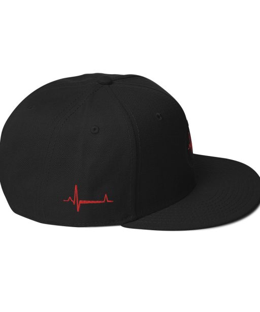 Grind Life G REDLINE Men’s Snapback Hat | Side | Grind Life Athletics