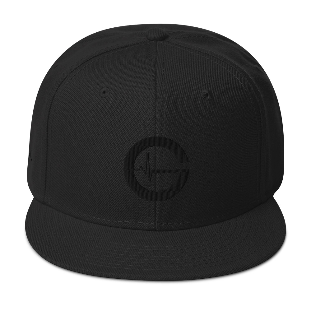Grind Life G SILHOUETTE Men’s Snapback Hat | Front | Grind Life Athletics