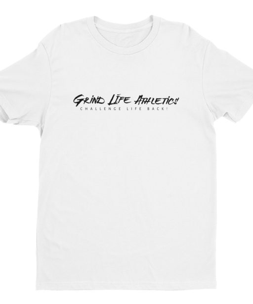 MOTIVATION Black & White - Mens Athleisure Shirt | White | Grind Life Athletics