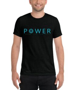 POWER Mens Workout T-Shirt | Black | Grind Life Athletics