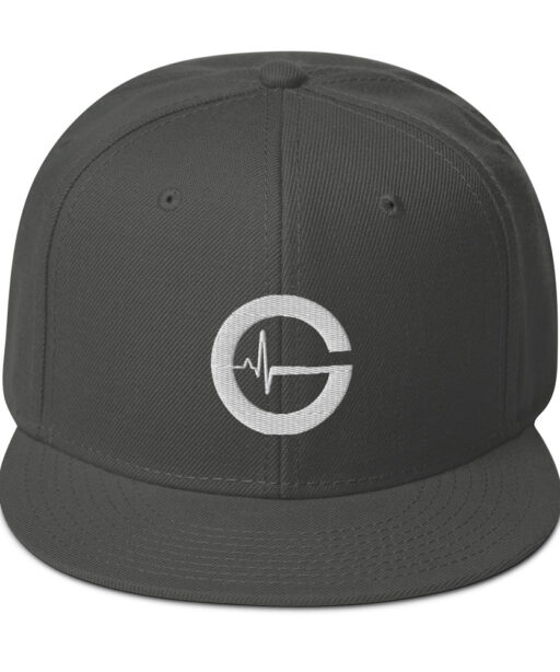 Grind Life G Mens Snapback Hat | Charcoal Grey | Grind Life Athletics