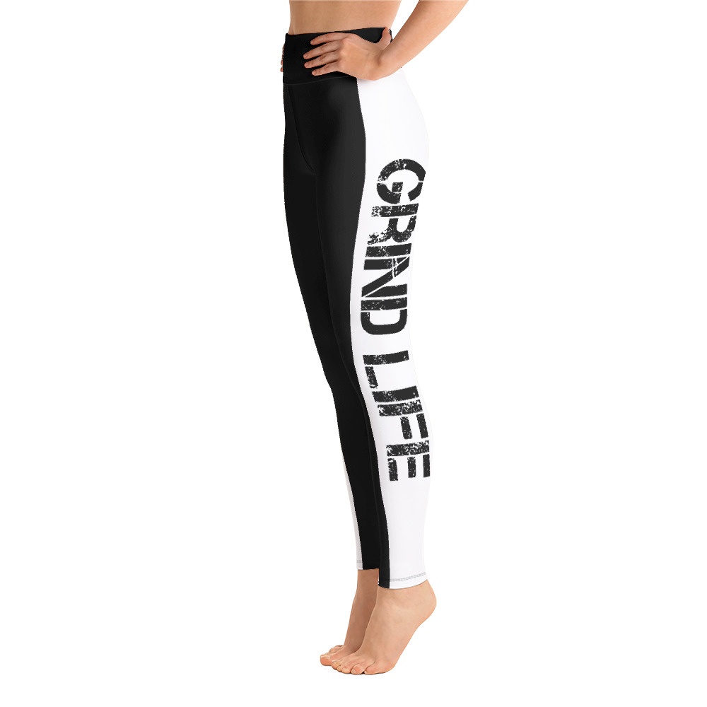Rush RB High Waisted Womens Workout Leggings | Grind Life Athletics