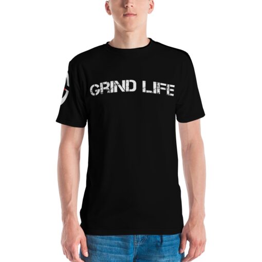 DYNAMIC DUO Mens TShirt | Front | Black | Grind Life Athletics