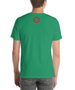 GLA Laser Focus Mens T-shirt | Back | Green | Grind Life Athletics