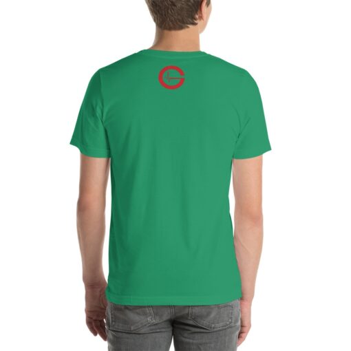 GLA Laser Focus Mens T-shirt | Back | Green | Grind Life Athletics