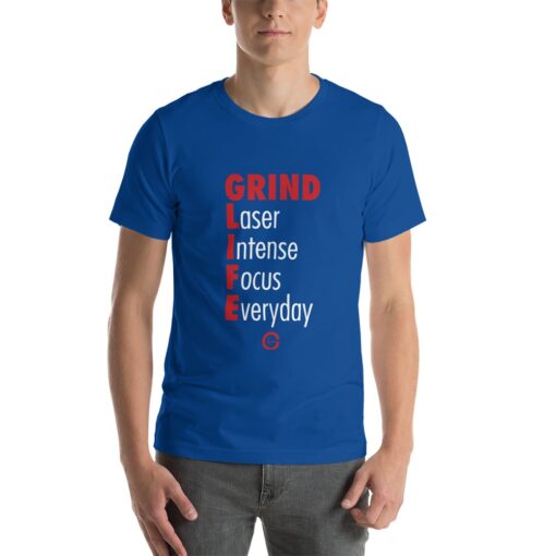 GLA Laser Focus Mens T-shirt | Front | Grind Life Athletics