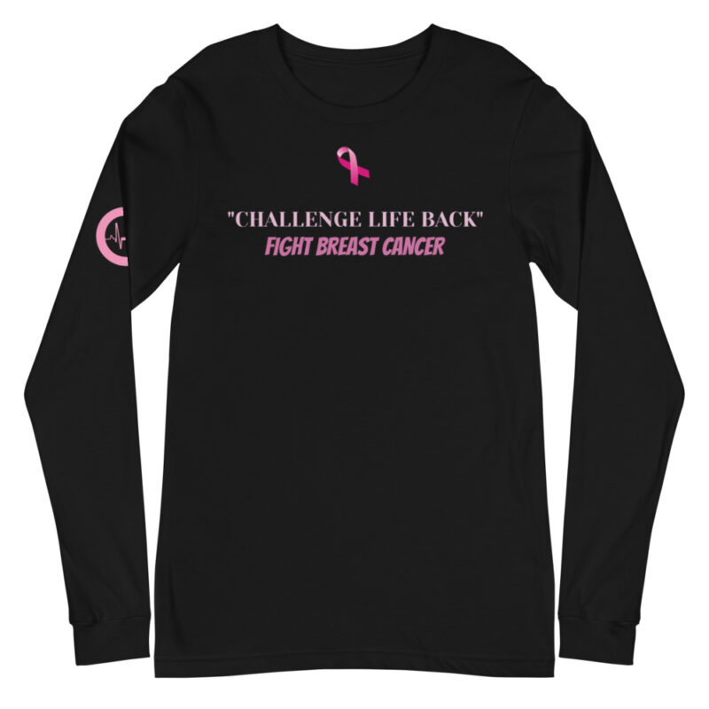 GLA-Fight-Breast-Cancer-Unisex-Tee-Long-Sleeve-Black-Front-Grind-Life-Athletics