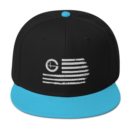 Grind Life Distressed Flag Snapback - Image 7