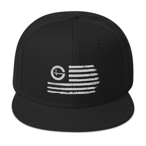 Grind Life Distressed Flag Snapback