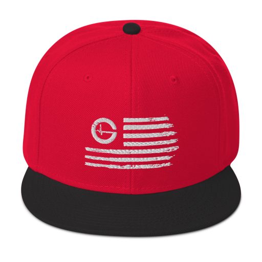 Grind Life Distressed Flag Snapback - Image 13