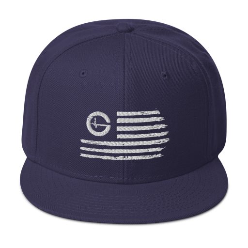 Grind Life Distressed Flag Snapback - Image 11