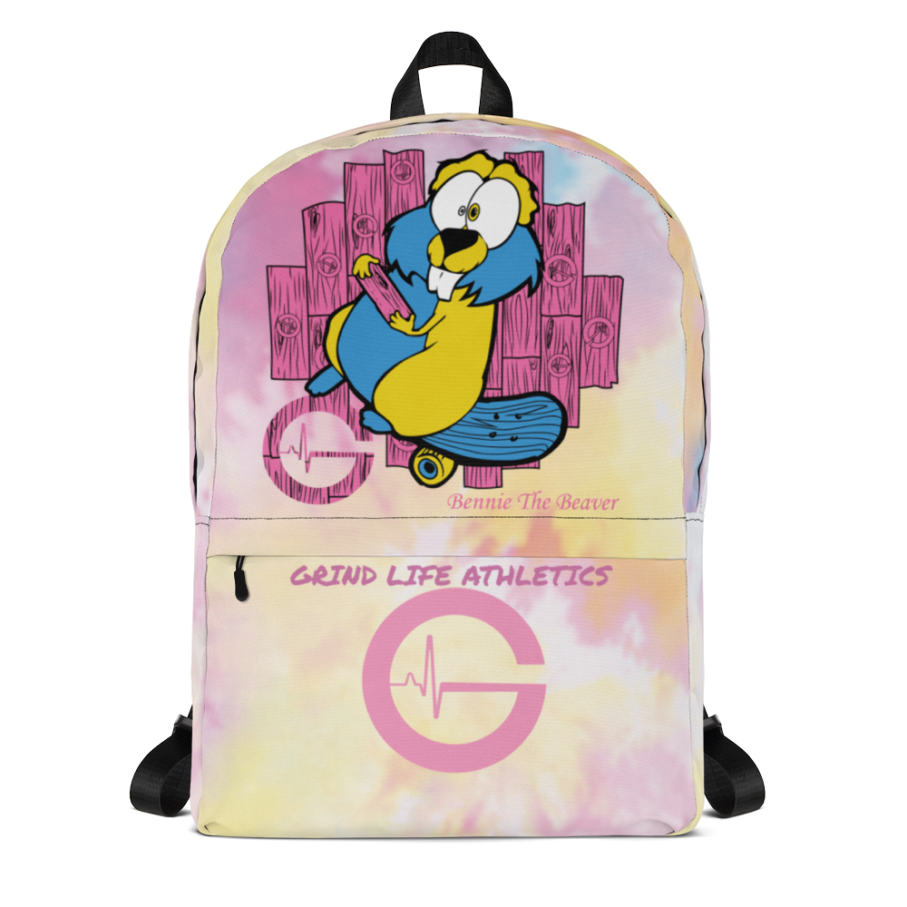 GLA Bennie The Beaver Kids Backpack - Pink | Series I