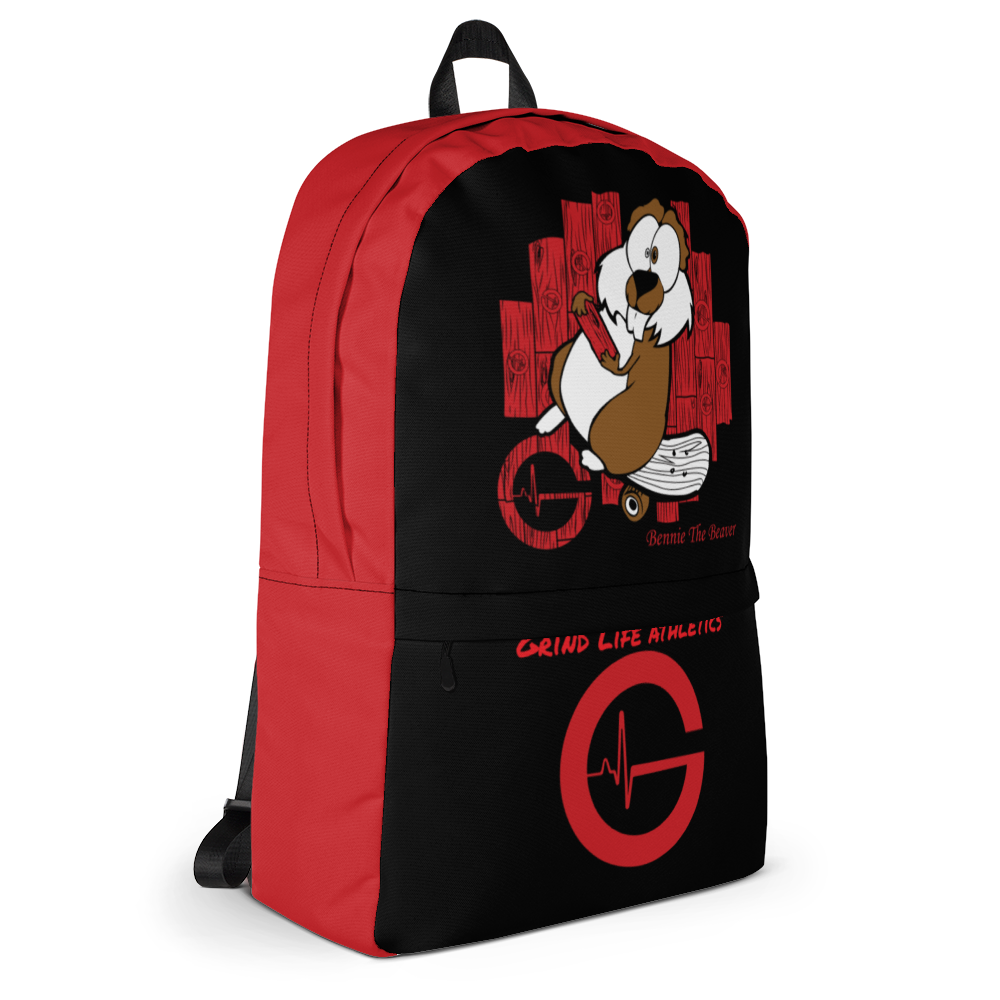 GLA Bennie The Beaver Kids Backpack - RB | Series I - Image 4