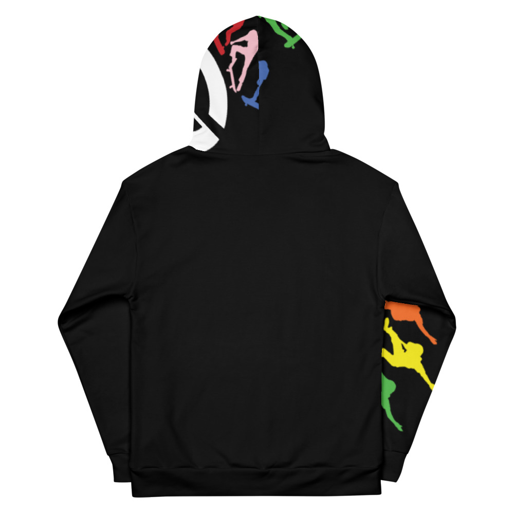 Grind Life Unisex Skater Hoodie - Black - Image 2