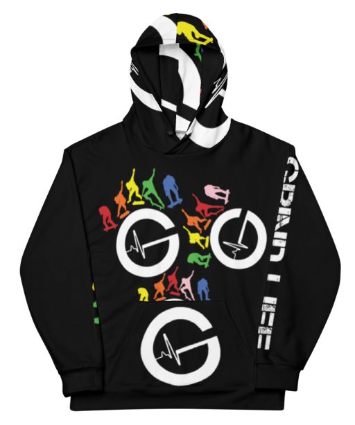 Grind Life Unisex Skater Hoodie - Black