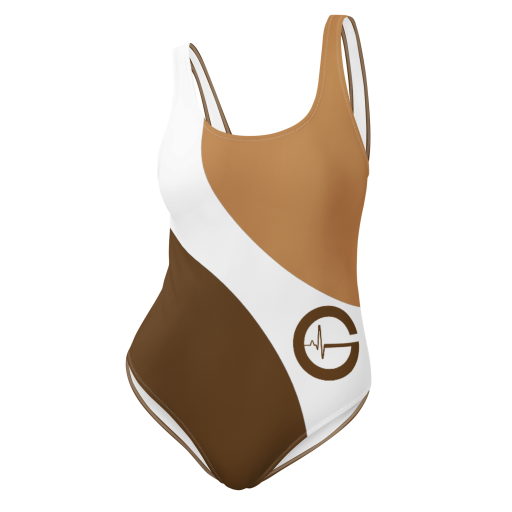 GLA BOW One-Piece Swimsuit Brown
