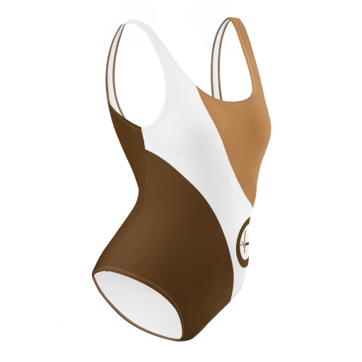 GLA BOW One-Piece Swimsuit Brown - Image 4