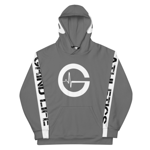 Grind Life Gruel Workout Hoodie | G White