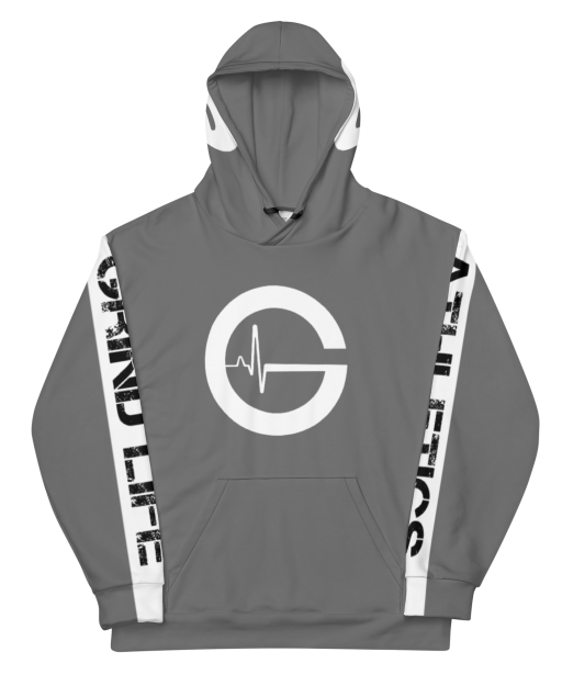 Grind Life Gruel Workout Hoodie | G White