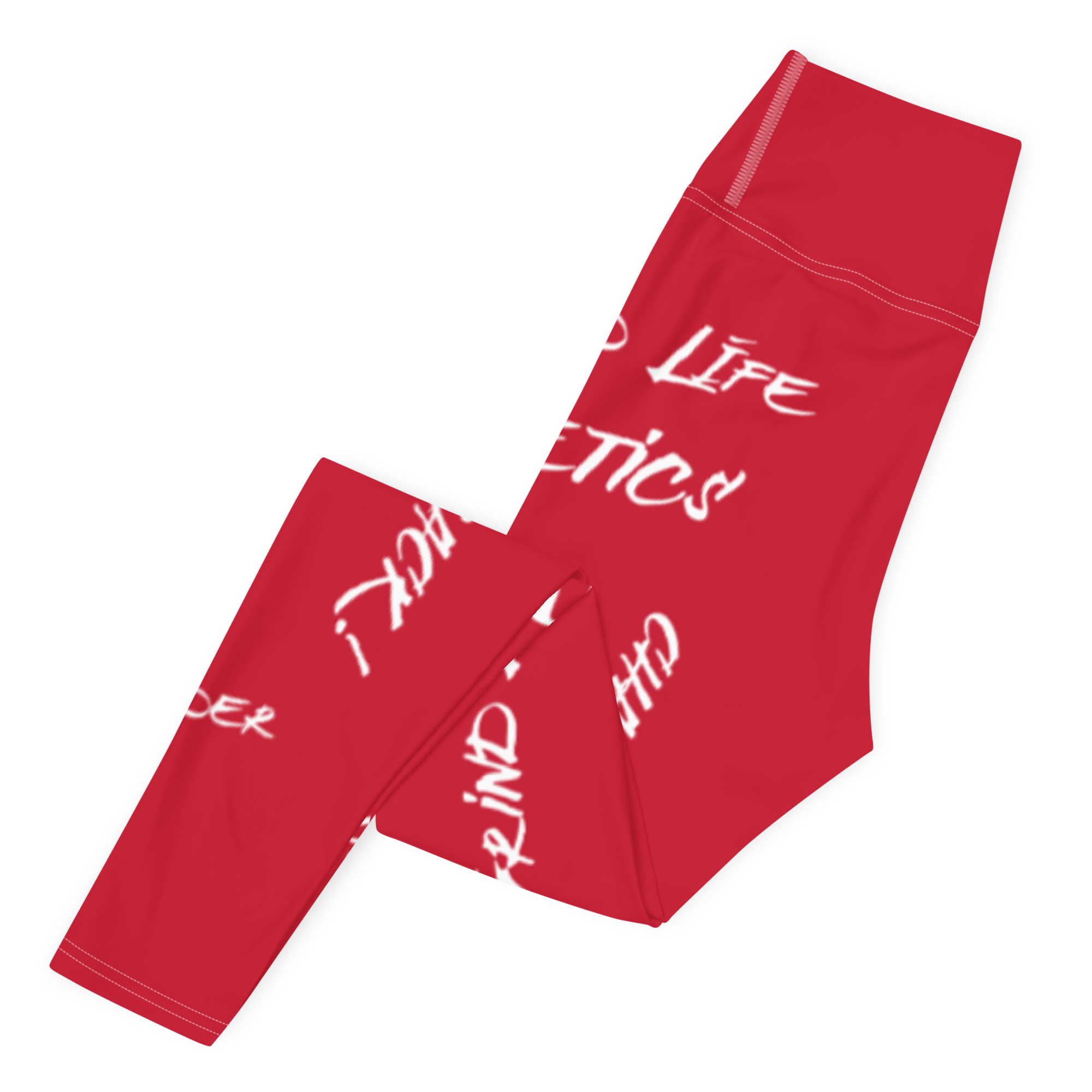 MOTIVATION High Waisted Women's Workout Leggings w/ Inner Pocket - WR - Image 2