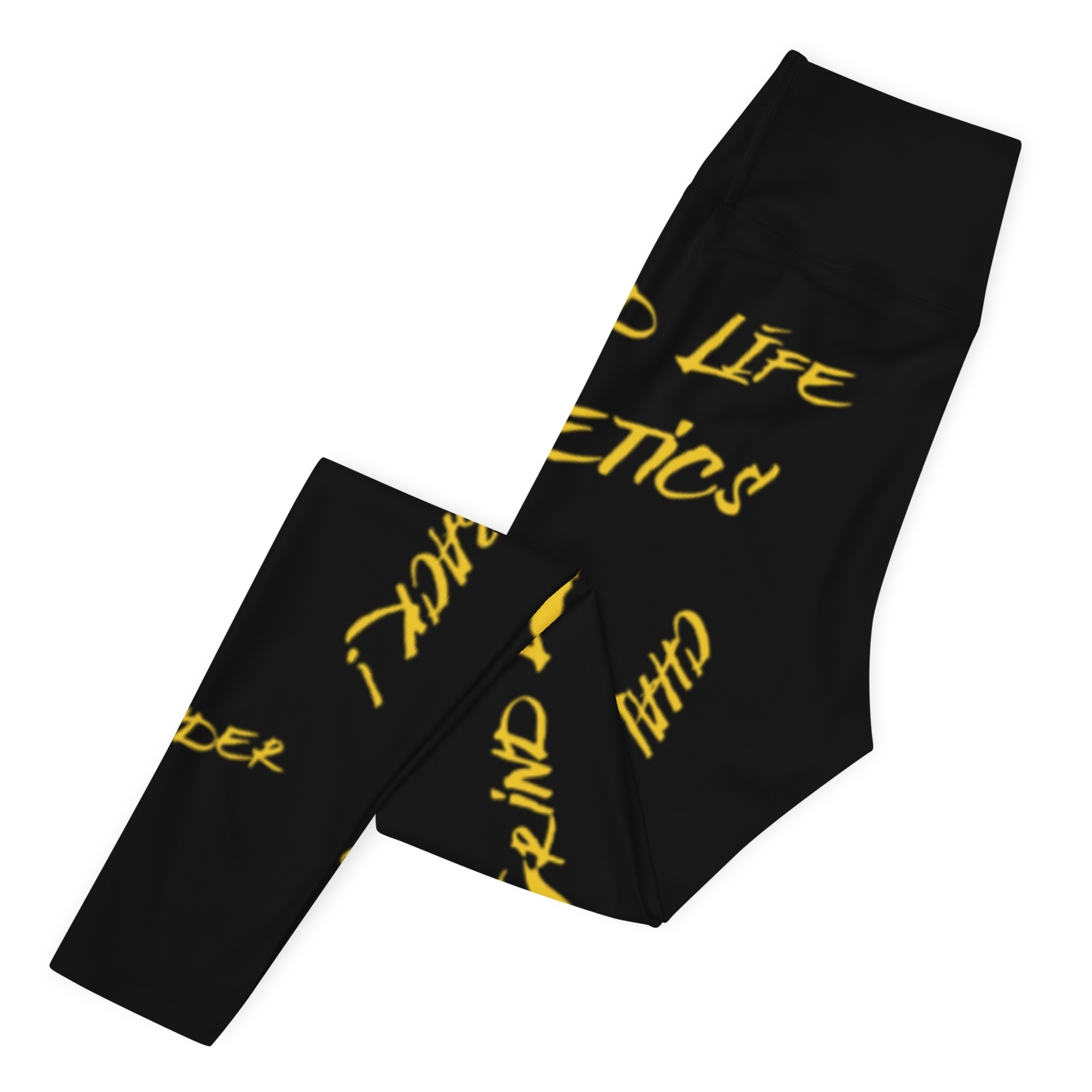 MOTIVATION High Waisted Women's Workout Leggings w/ Inner Pocket - BY - Image 3