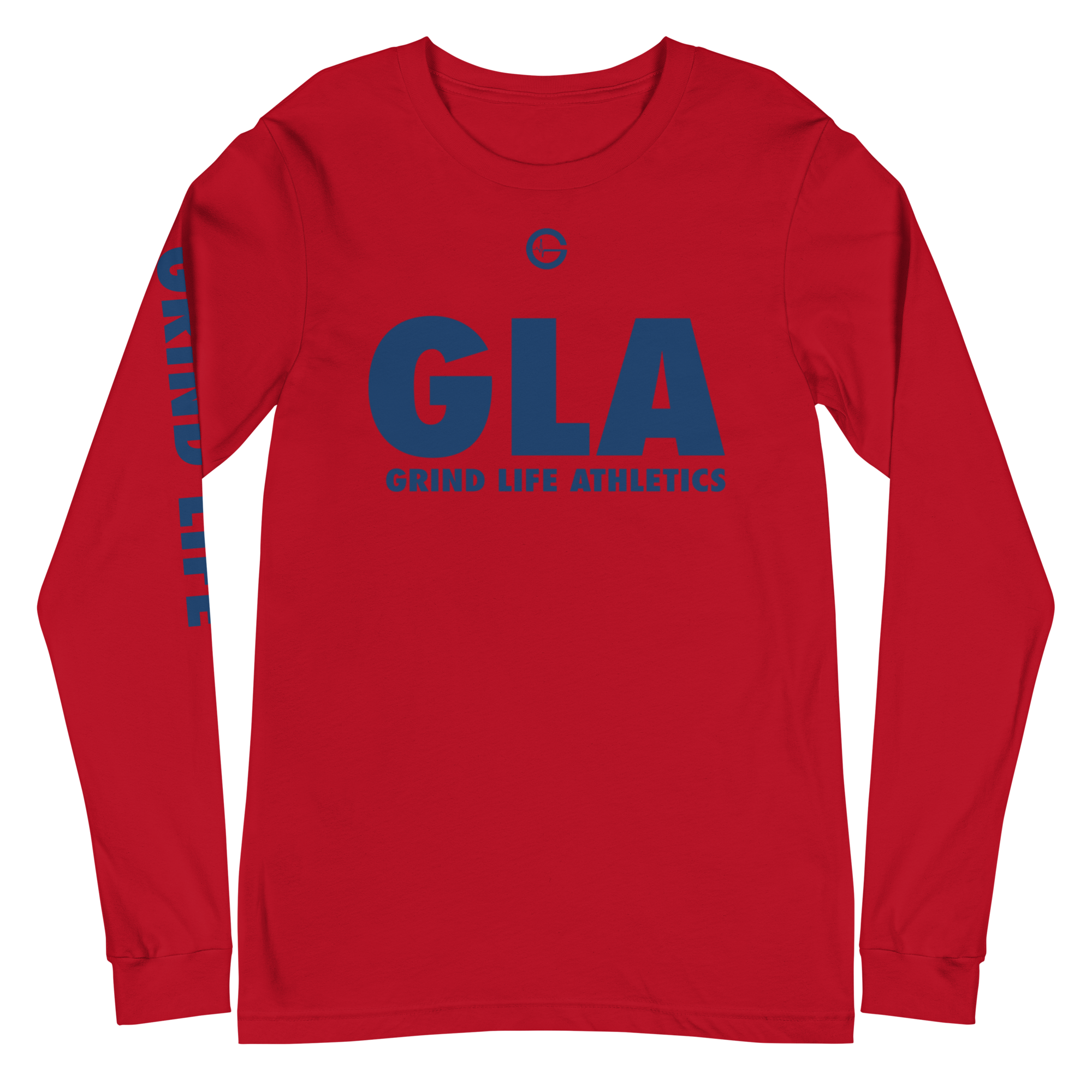 GLA Unisex Long-Sleeve Shirt Navy - Image 3