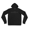 Grind Life G SILHOUETTE Black Mens Pullover Workout Hoodie