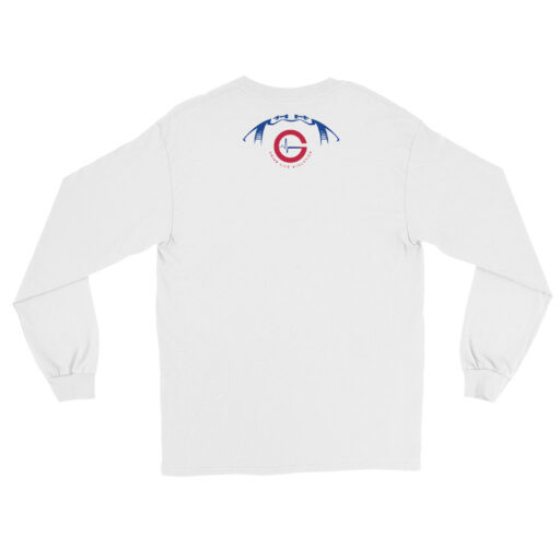 Grind Life Athletics Never Quit Men's Long Sleeve Shirt - RWB - Image 3