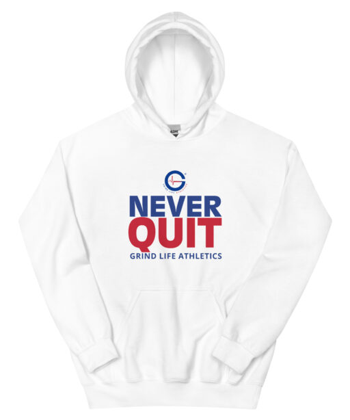 Grind Life Athletics Never Quit Unisex Hoodie - RWB